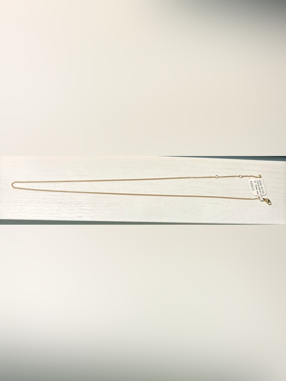 Elegant Yellow Gold Women's Box Chain Necklace by Adina Reyter